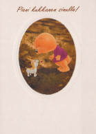 NASCERE Animale Vintage Cartolina CPSM #PBS361.IT - Ours