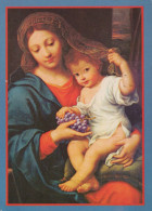 Vergine Maria Madonna Gesù Bambino Religione Vintage Cartolina CPSM #PBQ142.IT - Virgen Mary & Madonnas