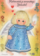 ANGELO Natale Vintage Cartolina CPSM #PBP310.IT - Angels
