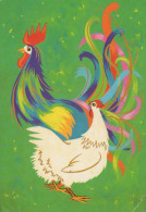 PASQUA POLLO UOVO Vintage Cartolina CPSM #PBO812.IT - Easter