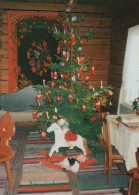 Buon Anno Natale CANDELA Vintage Cartolina CPSM #PBN932.IT - Nouvel An