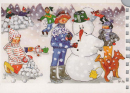 Buon Anno Natale BAMBINO Vintage Cartolina CPSM #PBM360.IT - Nouvel An