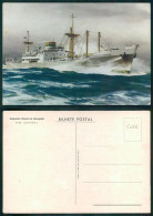 BARCOS SHIP BATEAU PAQUEBOT STEAMER [ BARCOS # 05282 ] -PORTUGAL COMPANHIA COLONIAL NAVEGAÇÃO PAQUETE GANDA 8-964 - Dampfer