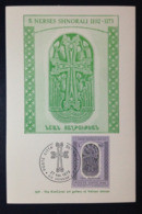 Vatican,  Maximum Card, « S. Nerses Shnorali», « Armenia », 1973 - Christendom