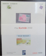 NA24 En Fila Kortrijk 2002 - Perfecte Staat ! - Abgelehnte Entwürfe [NA]