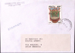 1995-CIBI ITALIANI Lire 500 Isolato Su Stampe - 1991-00: Marcophilia