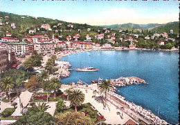 1959-XL VITTORIA Lire 15 (843) Isolato Su Cartolina (S. Margherita Ligure) - Genova (Genua)