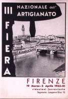 1933-FIRENZE III^FIERA NAZIONALE Dell'ARTIGIANATO Nuova - Firenze (Florence)