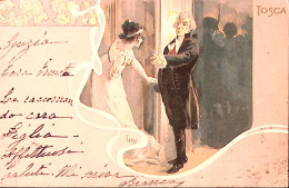 1903-TOSCA Dis Metlicovitz, Ediz Ricordi, Depos. 066, Viaggiata (20.4) - Oper