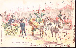 1903-Francia Nice Carnaval Bataille De Fleurs Viaggiata Per L'Italia, Fr,lllo Ca - Andere & Zonder Classificatie
