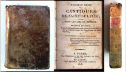 Livre Cantiques De Saint Sulpice De 1818 PARIS Chez Méquignon Libraire Et à LYON Chez RUSSAND Libraire-imprimeur _RL137 - 1801-1900