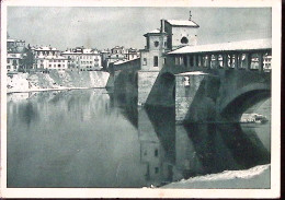 1944-PAVIA, Il Vecchio Ponte, Viaggiata (14.11.44 Francobollo Caduto) - Pavia