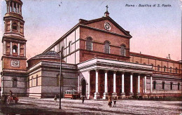 1929-ROMA Basilica S. Paolo Viaggiata Roma (21.9) - Sonstige & Ohne Zuordnung