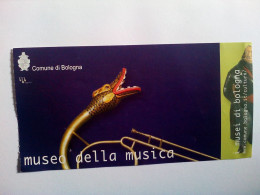 Ticket D'entrée Museo Della Musica Italie / Italy / Italia - Eintrittskarten