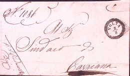 1860-LOMBARDO VENETO VOLTA LO 8.8.(60) Su Piego In Franchigia - Lombardije-Venetië
