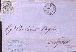 1870-ROTTOFRENO/PIACENZA C 2+punti (5.10.70) Su Soprascritta Affr. C.20 Tir. LON - Poststempel