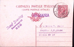 1912-AMB. ROMA-FIRENZE-MILANO 3/(6) C.2 (3.2) Su Cartolina Postale Leoni C.10 Mi - Stamped Stationery