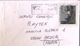 1981-ARTE ITALIANA 6 Emissione Giuseppe Ugonia Lire 200 Isolato Su Busta - 1981-90: Marcophilie
