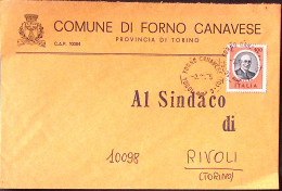 1975-CILEA Lire 100 Isolato Su Busta Forno Canavese (3.10) - 1971-80: Marcophilia