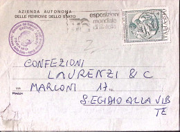 1976-Michelangiolesca ANGELO Lire 40 Isolato Su Modulo/stampe - 1971-80: Marcophilie
