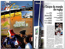 Encart De 14 Pages Sur La Sécurité De La Coupe Du Monde De Rugby 2007 (Gendarmerie GEND'Info 11/2007)_rl32 - Sport
