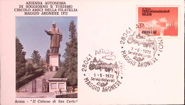 1972-ARONA Maggio Aronese (1.5) Annullo Speciale Su Busta - 1971-80: Poststempel