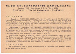 1946-Cartolina Postale C.60 (C126) Con Al Verso Stampa Privata Club Escursionist - Entiers Postaux