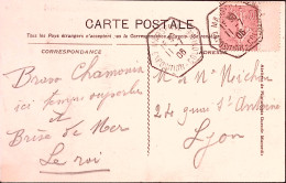 1906-Francia Esposizione Coloniali/Marsiglia (11.7) Annullo Speciale Su Cartolin - Exposiciones