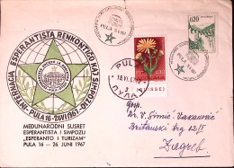 1967-Jugoslavia Simposio Intern. Esperanto/Pola (16.6.67)annullo Speciale Su Bus - Esperanto