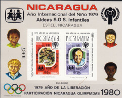 Olympische Spelen  1980 , Nicaragua - Blok Postfris - Sommer 1980: Moskau