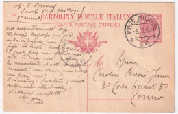 1918-Posta Militare/46 C.2 (5.3) Su Cartolina Postale Leoni C.10 Mill.17 - War 1914-18
