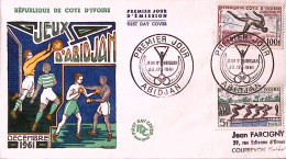 1961-Costa D'Avorio Giochi Di Abidjan Serie Completa Su Fdc - Côte D'Ivoire (1960-...)