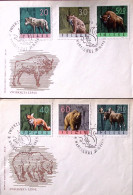 1965-POLONIA Animali Della Foresta Serie Cpl. (1483/1) Tre Fdc - FDC
