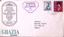 1967-FIJI Visita Giornalisti Italiani Settimanale Grazia (12.6) Annullo Speciale - Fidji (1970-...)