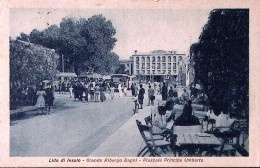 1943-LIDO Di IESOLO, Grande Albergo Bagni Piazzale Principe Umberto, Viaggiata ( - Venetië (Venice)