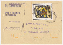 1997-MOSAICI PIAZZA ARMERINA Lire 750 (2049) Isolato Su Avviso Ricevimento - 1991-00: Poststempel