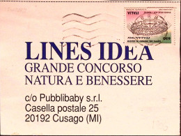 1991-COPPA CALCIO Lire 650 Stadio Torino Isolato Su Cartolina - 1991-00: Storia Postale