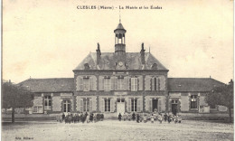 Carte POSTALE Ancienne De  CLESLES - Mairie - Autres & Non Classés