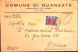 1968-CONTI CORRENTI Lire 50 Isolato Su Busta - 1961-70: Poststempel