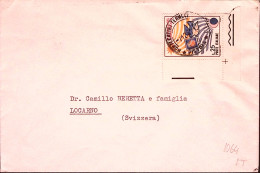 1968-GIORNATA FRANCOBOLLO'67 Lire 25 Isolato Su Partecipazione Per La Svizzera - 1961-70: Marcofilie