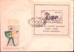 1958-POLONIA 400 Anniversario Poste (Fg.22) Fdc - FDC