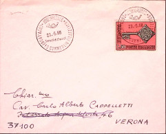 1968-Venezia Convegno Europeo Commercio Filatelico (23.5) Annullo Speciale Su Bu - 1961-70: Marcofilie