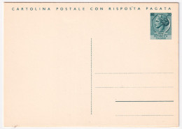 1953-Cartolina Postale RP Siracusana Lire 20+20 (C156) Nuova - Stamped Stationery