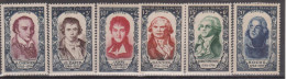 France N° 867 à 872 Avec Charnières - Unused Stamps