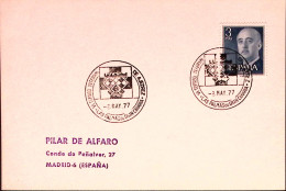 1977-SPAGNA 6 Torneo Scacchi/Las Palmas (8.5) Annullo Speciale Su Cartolina - Covers & Documents