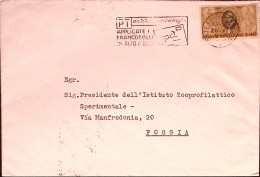 1967-MONTEVERDI Lire 40 Isolato Su Busta - 1961-70: Poststempel