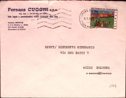 1976-GIORNATA FRANCOBOLLO'75 Lire 150 Isolato Su Busta Fiorano (9.1) - 1971-80: Marcophilie