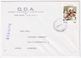 1995-CIBI ITALIANI Lire 500 (2091) Isolato Su Stampe Firenze (13.3) - 1991-00: Poststempel