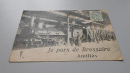 JE PARS DE BRESSUIRE AMITIES  TRAIN GROS PLAN - Autres & Non Classés