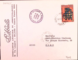 1976-ARCHIVI STATO Lire 100 Isolato Su Busta Cantù (8.10) - 1971-80: Poststempel
